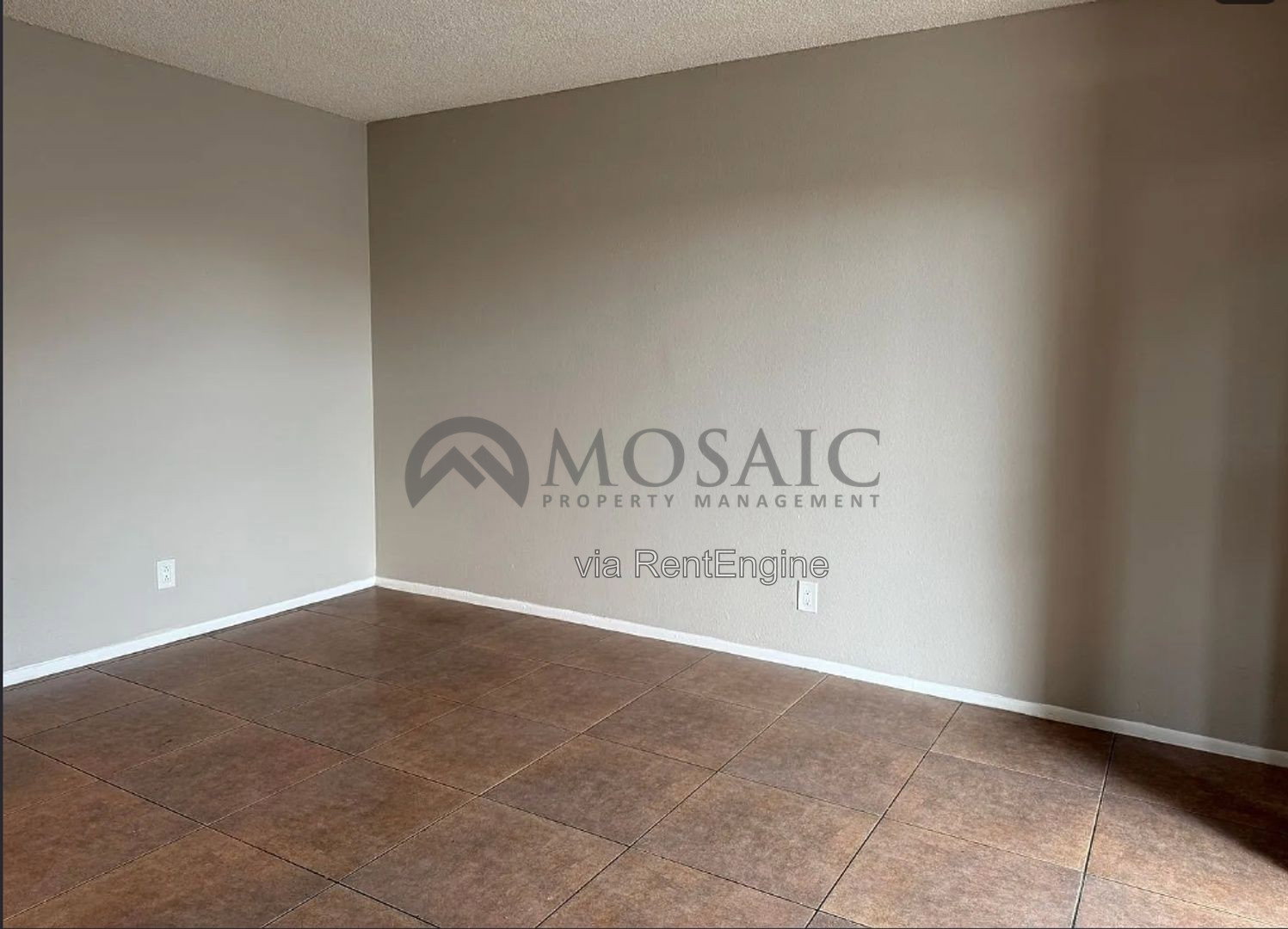 Unfurnished apartment interior at Majestic Palms.