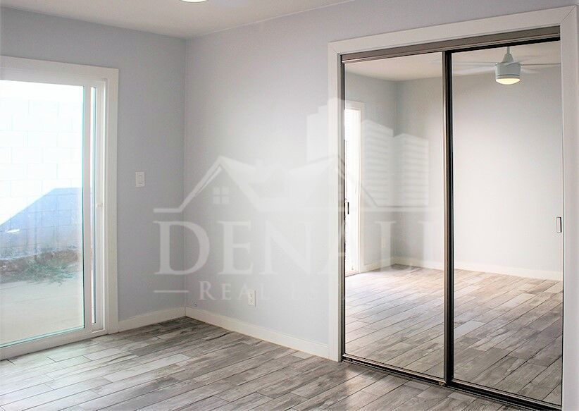 Unfurnished bedroom — representative home at Sir John’s Apartments.