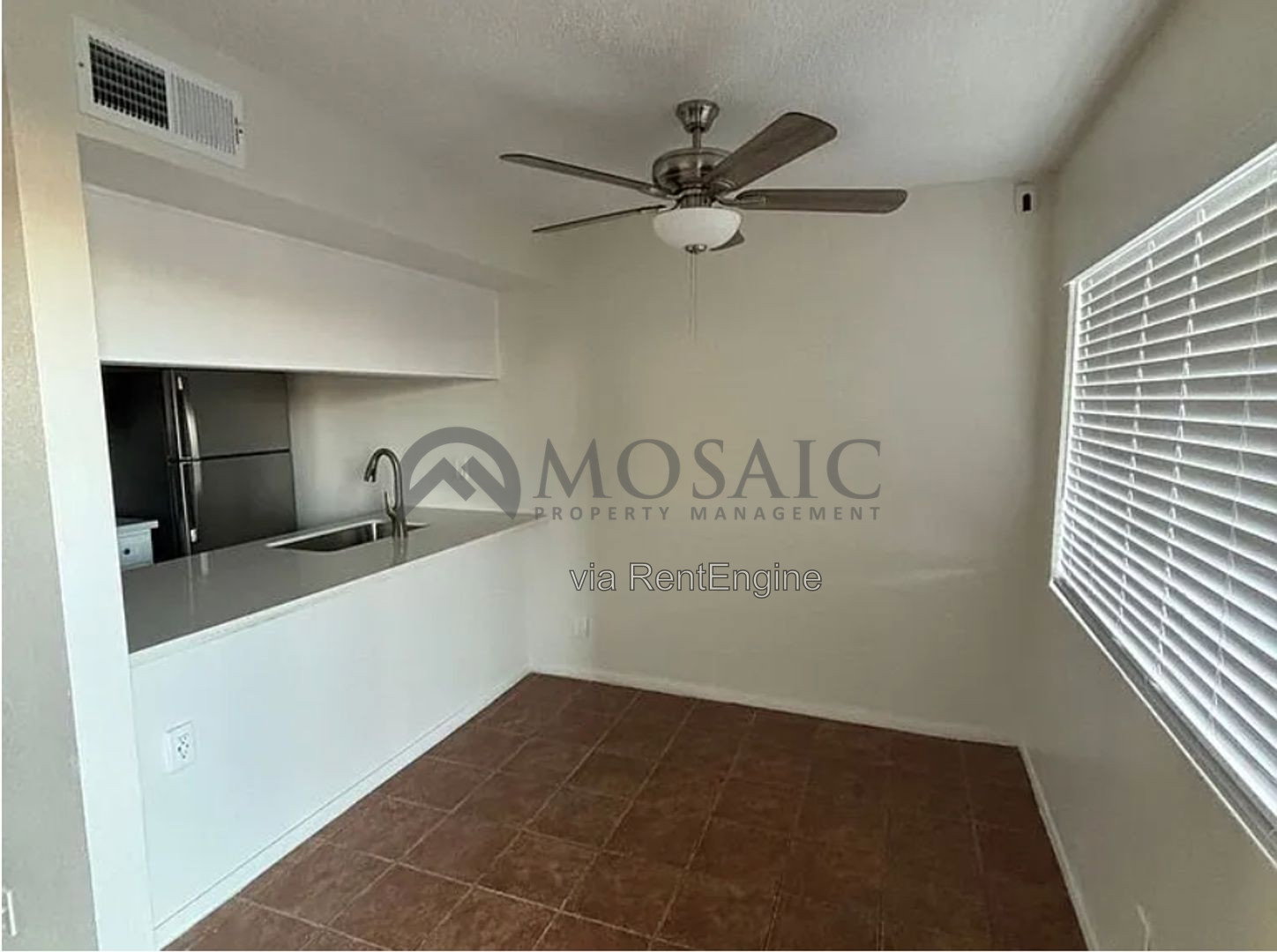 Apartment kitchen at Majestic Palms.
